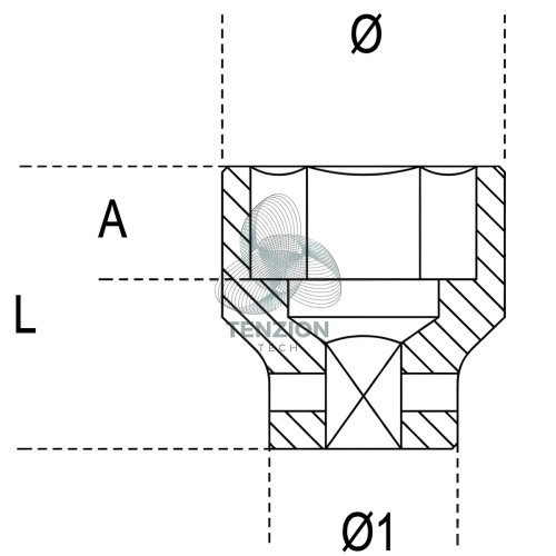 Chiave A Bussola Macchina Serie Normale 1/2"