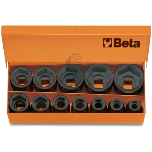 Set 12 Chiavi A Bussola Macchina Serie Normale 1/2" 10-32mm