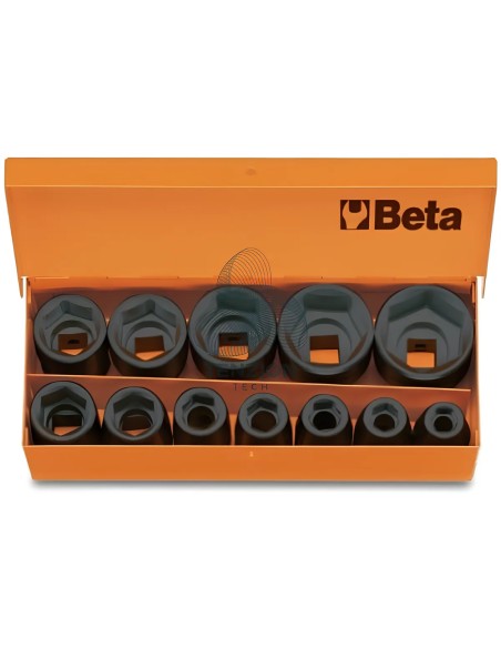 Set 12 Chiavi A Bussola Macchina Serie Normale 1/2" 10-32mm