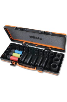 Set 24 Chiavi A Bussola Macchina Serie Normale 1/2" 10-32mm