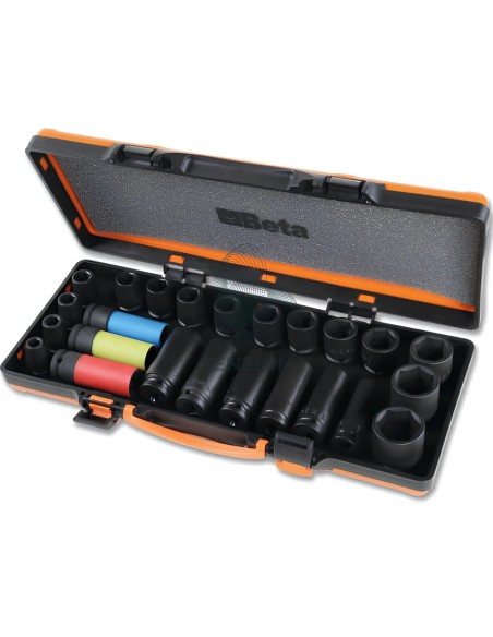 Set 24 Chiavi A Bussola Macchina Serie Normale 1/2" 10-32mm