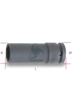 Chiave A Bussola Macchina Serie Lunga Sottile 1/2"