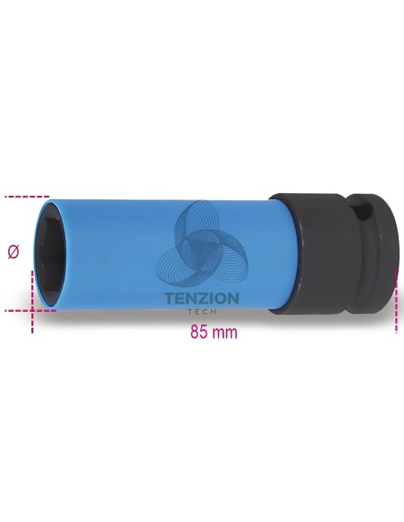 Chiave A Bussola Macchina Per Dadi Ruote Inserti Polimerici 1/2"