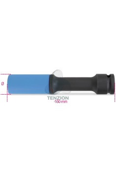 Chiave A Bussola Macchina Per Dadi Ruote Inserti Polimerici Serie Lunga 1/2"