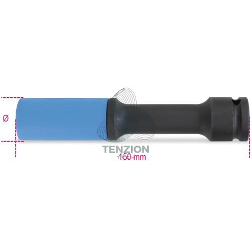 Chiave A Bussola Macchina Per Dadi Ruote Inserti Polimerici Serie Lunga 1/2"