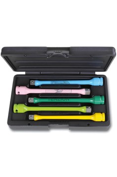 Set 5 Barre Di Torsione Macchina Colorate Attacco Quadro Maschio Femmina 1/2"
