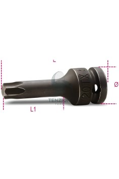 Chiave A Bussola Maschio Macchina Torx 1/2"