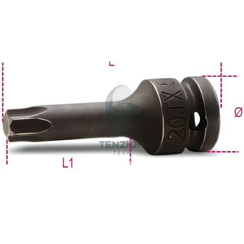 Chiave A Bussola Maschio Macchina Torx 1/2"
