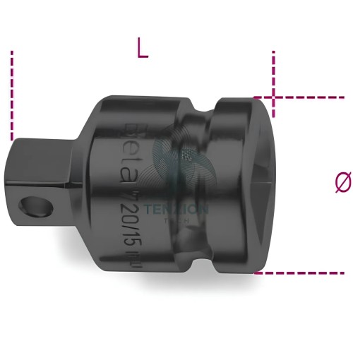 Raccordo Macchina Attacco Quadro Femmina 1/2" Maschio 3/8"
