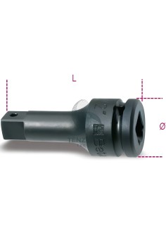 Prolunga Macchina Attacco Quadro Maschio Femmina 1/2" 75mm 2