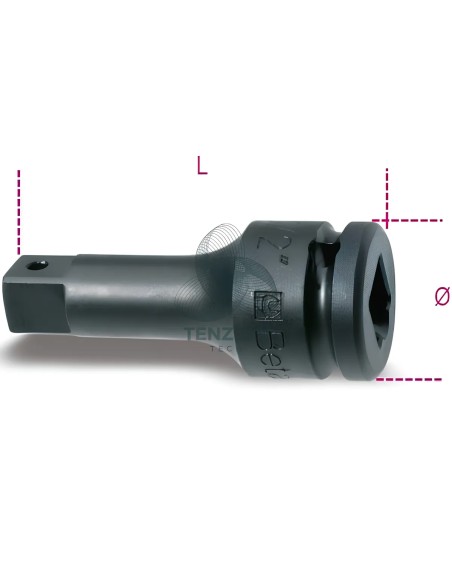 Prolunga Macchina Attacco Quadro Maschio Femmina 1/2" 75mm