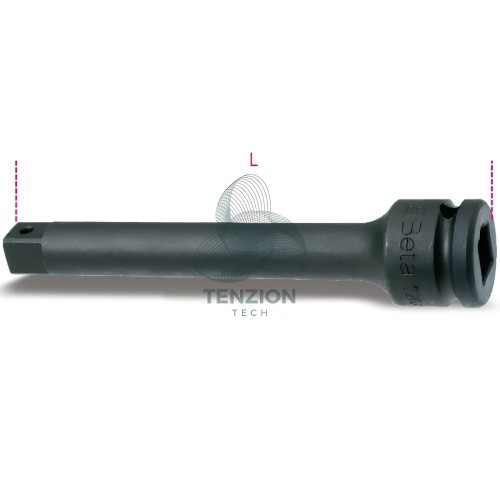 Prolunga Macchina Attacco Quadro Maschio Femmina 1/2" 250mm