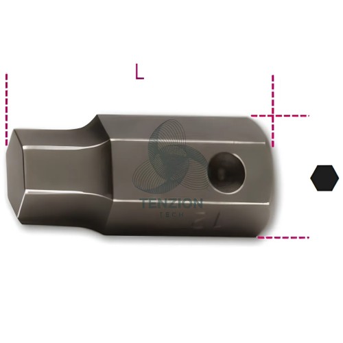 Inserto Macchina Maschio Esagonale Attacco 16mm