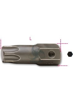 Inserto Macchina Maschio Torx Attacco 16mm