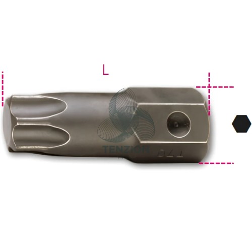 Inserto Macchina Maschio Torx Attacco 16mm