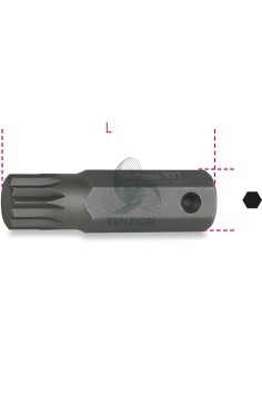 Inserto Macchina Maschio XZN Attacco 16mm 2