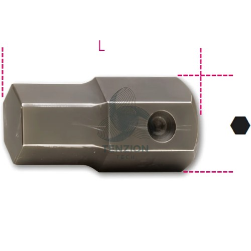 Inserto Macchina Maschio Esagonale Attacco 22mm