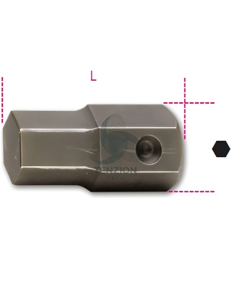 Inserto Macchina Maschio Esagonale Attacco 22mm