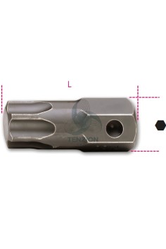 Inserto Macchina Maschio Torx Attacco 22mm