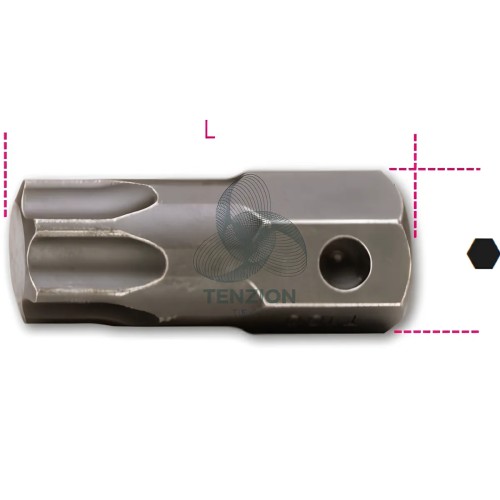 Inserto Macchina Maschio Torx Attacco 22mm