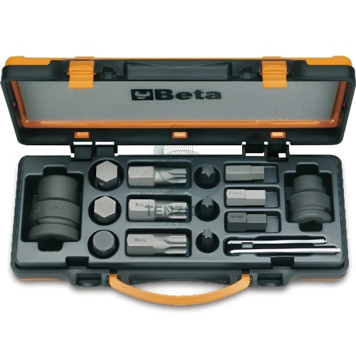 Set 12 Inserti Macchina Maschio Con Accessori 3/4" 1"
