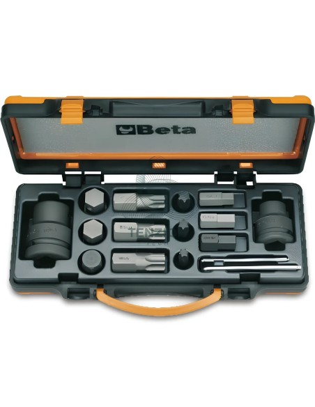 Set 12 Inserti Macchina Maschio Con Accessori 3/4" 1"
