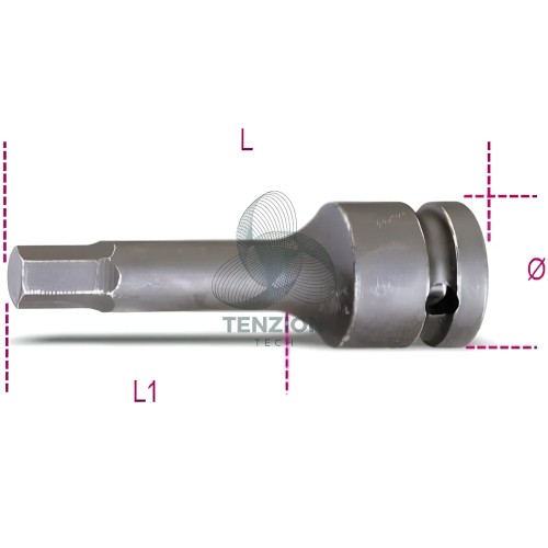 Chiave A Bussola Macchina Maschio Esagonale 3/4"