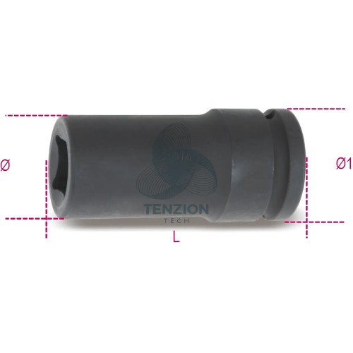 Chiave A Bussola Macchina Serie Lunga Per Dadi Ruote Isuzu 3/4"