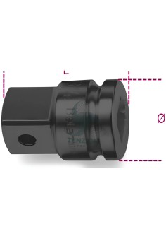 Raccordo Macchina Attacco Quadro Maschio 1" Femmina 3/4" 2