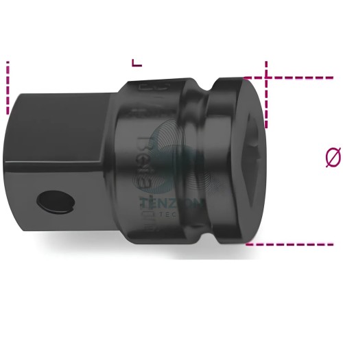 Raccordo Macchina Attacco Quadro Maschio 1" Femmina 3/4"