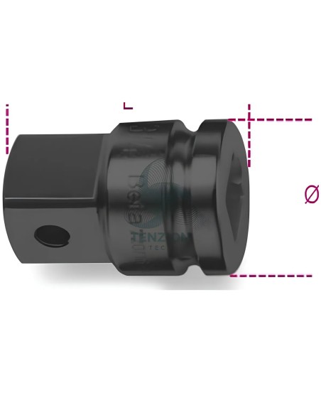 Raccordo Macchina Attacco Quadro Maschio 1" Femmina 3/4"