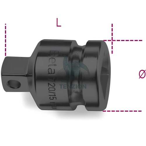 Raccordo Macchina Attacco Quadro Maschio 3/4" Femmina 1"