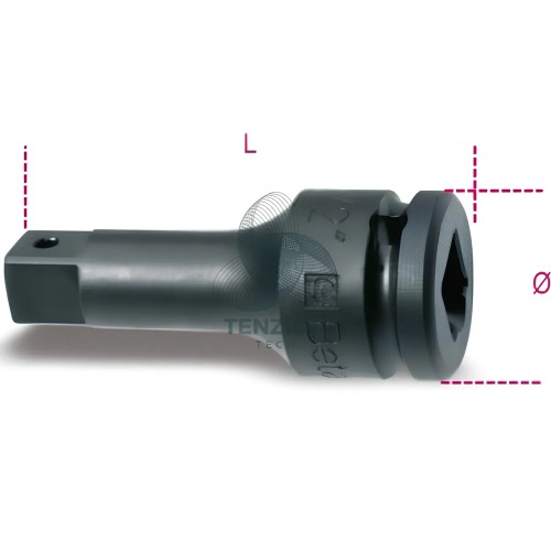 Prolunga Macchina Attacco Quadro Maschio Femmina 1" 175mm