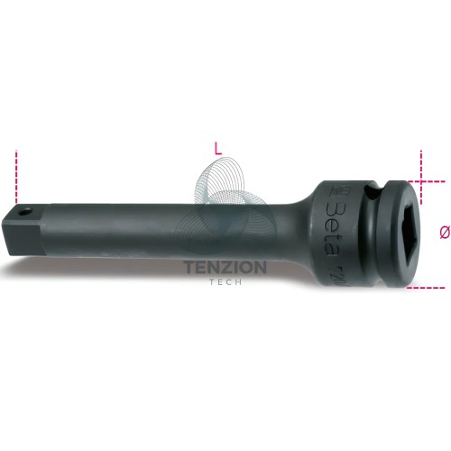 Prolunga Macchina Attacco Quadro Maschio Femmina 1" 330mm