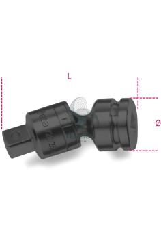 Snodo Macchina Attacco Quadro Maschio Femmina 1"