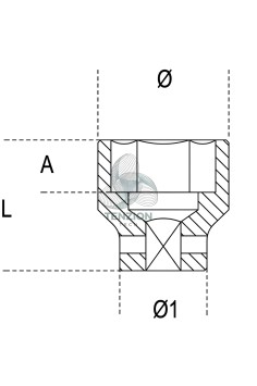 Chiave A Bussola Macchina Serie Normale 1.1/2" 2