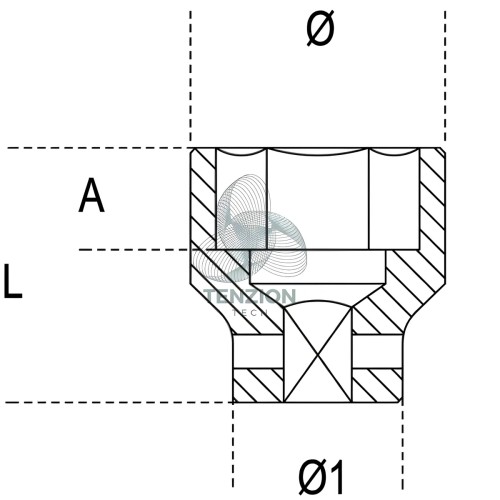 Chiave A Bussola Macchina Serie Normale 1.1/2"