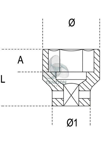 Chiave A Bussola Macchina Serie Normale 1.1/2"