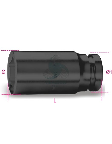 Chiave A Bussola Macchina Serie Lunga 1.1/2"
