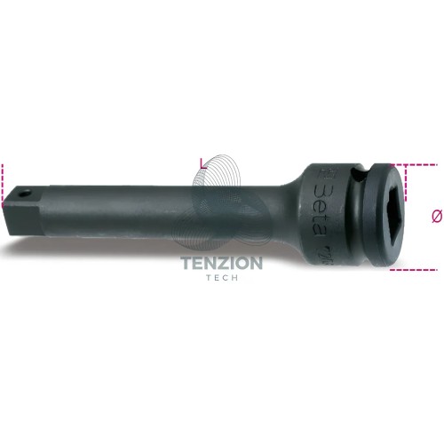 Prolunga Macchina Attacco Quadro Maschio Femmina 1.1/2" 250mm