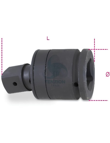 Snodo Macchina Attacco Quadro Maschio Femmina 1.1/2"