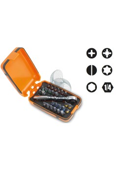 Set Inserti Accessori Con Cricchetto Reversibile 1/4"