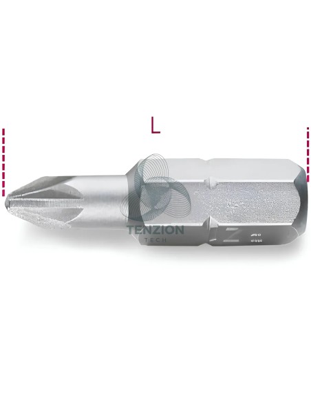 Inserto Per Viti Con Impronta Croce Pozidriv Supadriv 1/4"