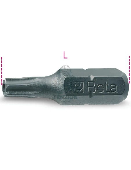 Inserto Tamper Resistant Torx 1/4"