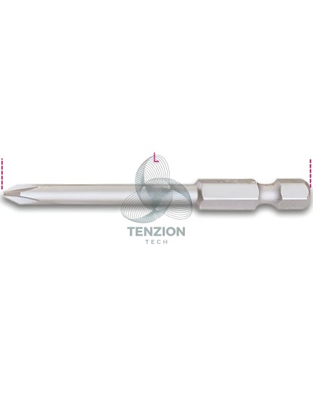 Inserto Per Viti Con Impronta Croce Phillips 1/4"