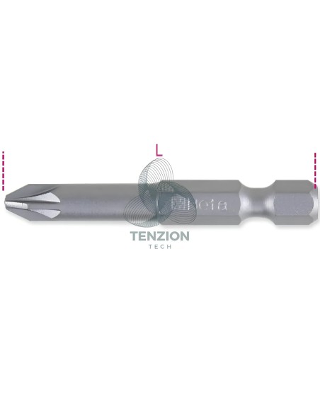 Inserto Per Viti Con Impronta Croce Pozidriv Supadriv 1/4"