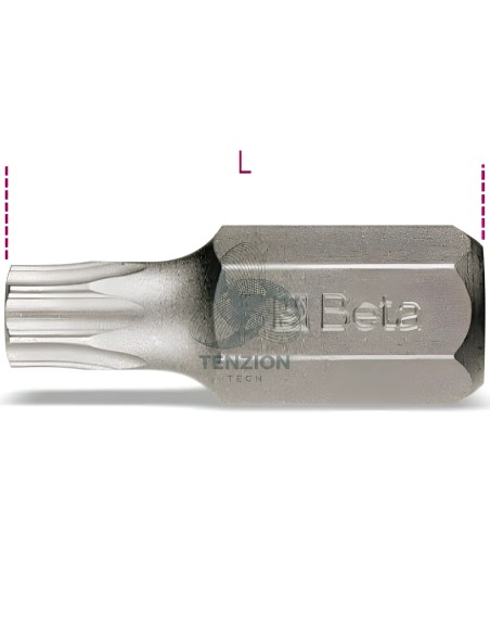 Inserto Torx Attacco Esagonale 10mm