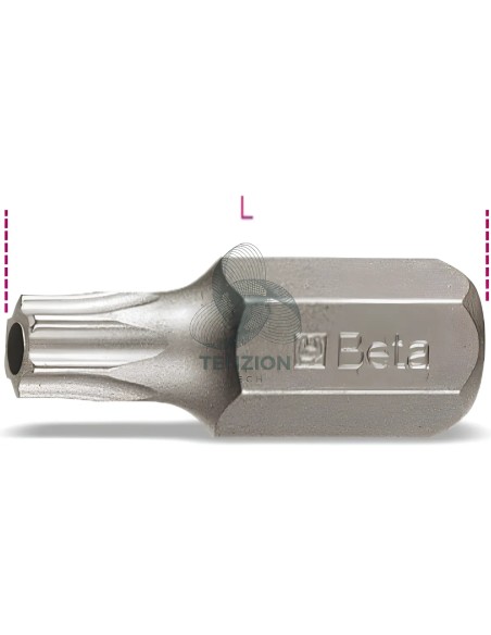 Inserto Tamper Resistant Torx Attacco Esagonale 10mm