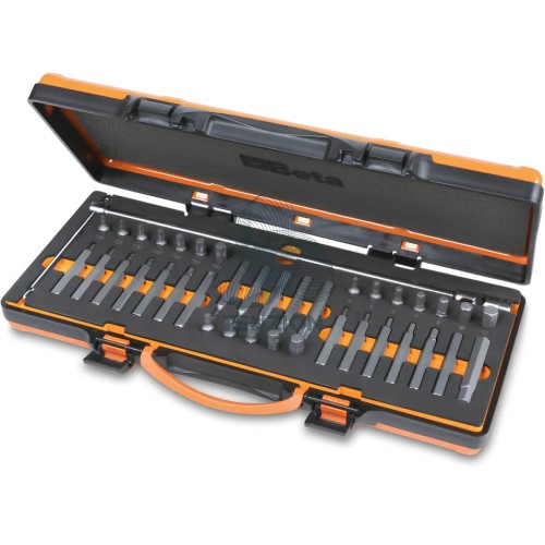 Set 38 Inserti Attacco Esagonale 10mm Con Portainserti A T Snodato