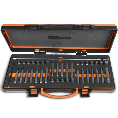 Set 38 Inserti Attacco Esagonale 10mm Con Portainserti A T Snodato